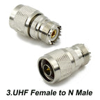 PL259 SO239 UHF Male to N Female Adapter  L16  N Type to UHF Male Female Straight RF Coaxial Connector Wholesale