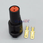 1 Set 6.3mm Sumitomo 2 Pin Way Male Female Round Waterproof Auto Connector Plug Socket For Car 6180-2541 6189-0274