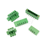 5pcs Terminal Connector 2EDGKM 3.81mm 5.08mm 3.5mm Pitch 15EDGKM PCB Terminal Block Plug-in Type 2~24P With Flange Fixed Panel