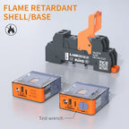 LANBOO J13A Series 5pin 8pin Intermediate Relay Auxiliary Relay 10A 12A 12V 24V 220V Custom Voltage with Test Wrench for Automot