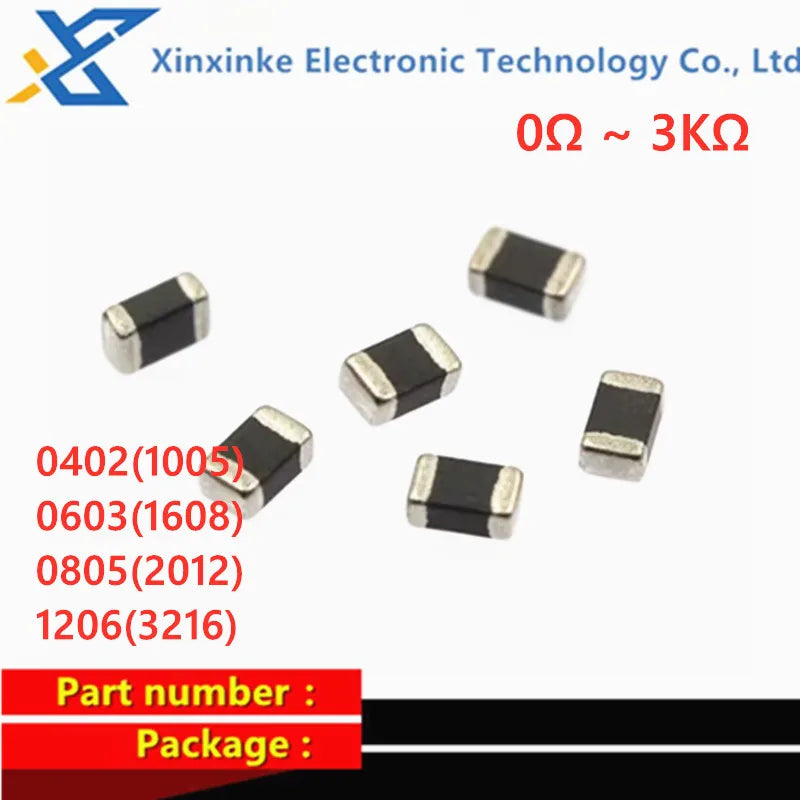 100PCS 0402 0603 0805 1206 SMD Ferrite Bead Magnetic Bead Inductor 0R/30R/60R/100R/600R/1K 1000/1500/2000 Ohm