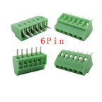 5/10Pcs KF128 2.54mm PCB Screw Terminal Block Connector KF-128 2P 3P 4P 5P 6P 7P 8P 9P 10P 12P 16Pin Wire Terminals Mini 150V 6A