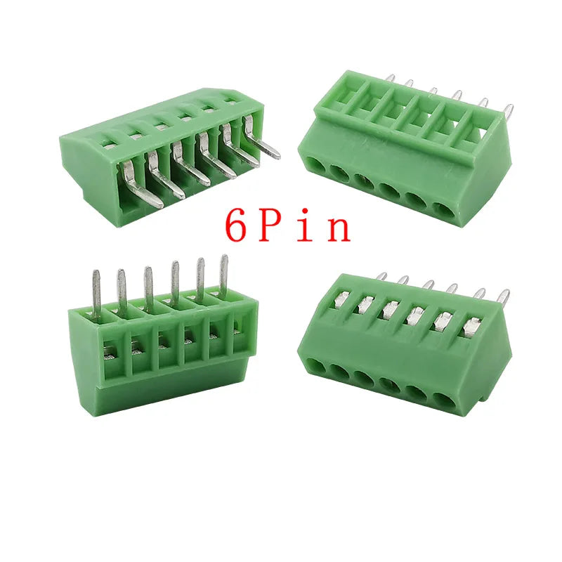 5/10Pcs KF128 2.54mm PCB Screw Terminal Block Connector KF-128 2P 3P 4P 5P 6P 7P 8P 9P 10P 12P 16Pin Wire Terminals Mini 150V 6A