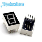 50pcs 1Bit 1 Bit Common Cathode Digital Tube 0.56' 0.56in. Red LED Digit 7 Segment