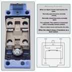 2Pcs CNTD TZ‑8 Series Micro Limit Travel Switch IP65 Waterproof 1NO+1NC 10A 250VAC Industrial Mechanical Position Switch
