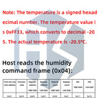 SHT20 RS485 Modbus RTU Temperature Humidity Sensor Transmitter for PLC