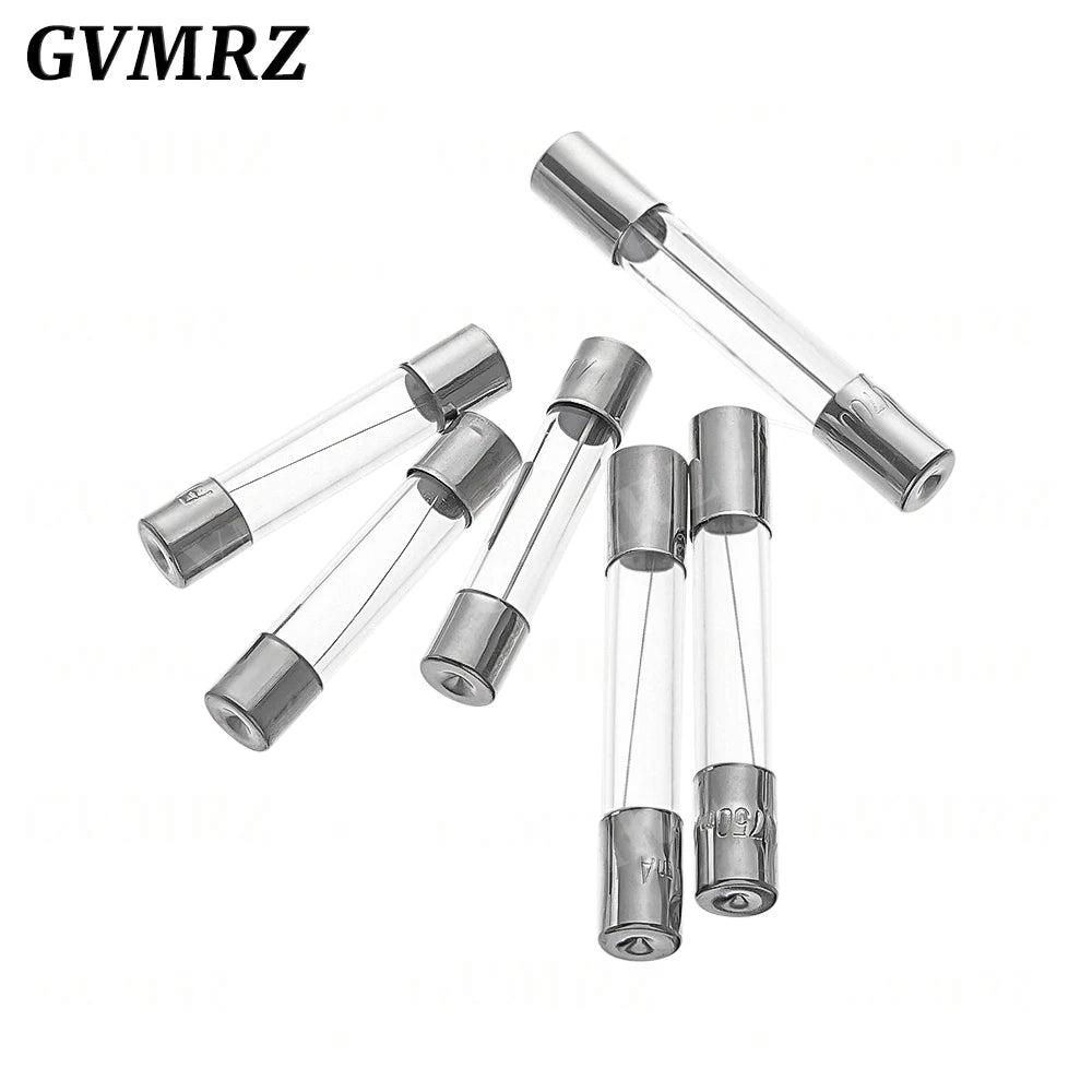10pcs/lot 5*20mm 6*30mm Fast Blow Glass Tube Fuses 5x20 6x30 mm 250V 0.5 1 2 3 4 5 6 8 10 15 20 25 30 A AMP Fuse