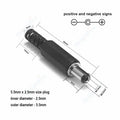 12V 3A 5.5mm 2.1mm Plug Socket DC Connectors DC Power Socket Male Female Jack Screw Nut Panel Mount DC Power Adapter Connector
