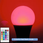 1-10PCS Smart RGBW LED Bulb Spotlight E27 E14 B22 GU10 6W 10W with Infrared Remote Control Suitable for Colorful Home Lighting