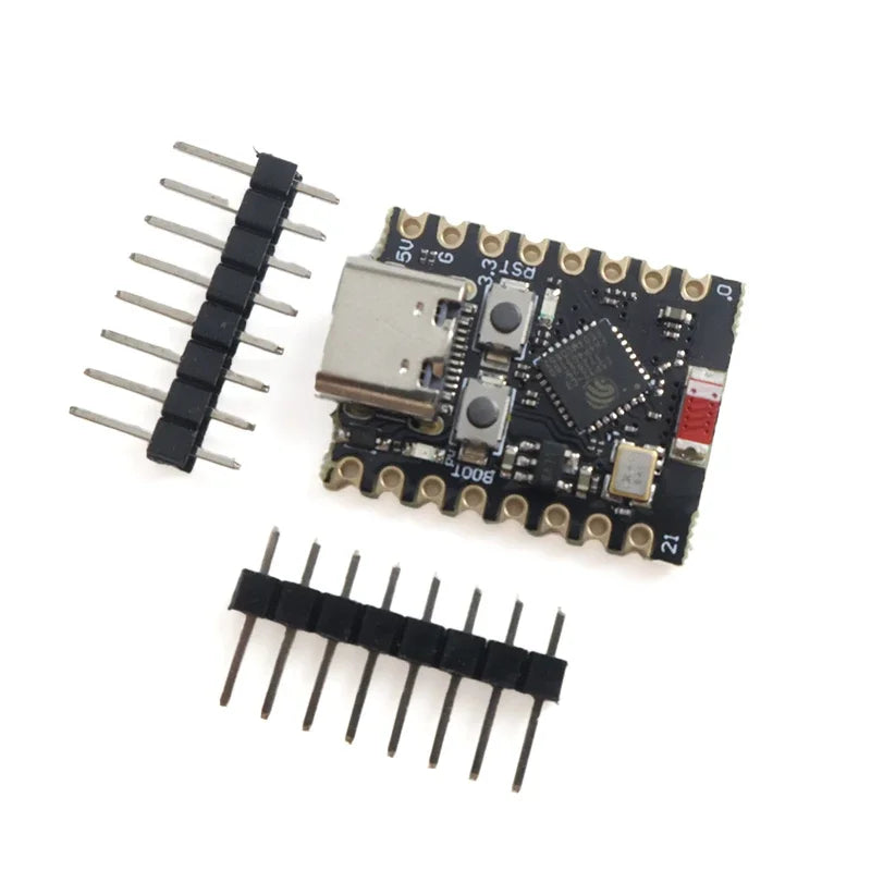 ESP32-C3 Mini Development Board RISC-V WiFi Bluetooth 5.0 IoT Module Compatible with UNO R3 Nano NODEMCU Headers Unsoldered