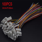 100PCS Mini Micro JST XH2.54 2.0 PH Male Female Connector 2/3/4/5/6/7/8/9/10-Pin Plug With terminal Wires Cables Socket 20/10CM