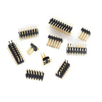 10Pcs SMD SMT Male PIN HEADER Strip Connectors Double Row 1.27mm 2.0mm 2.54mm Various Sizes 2*2/3/4...20P-40 Pin Count