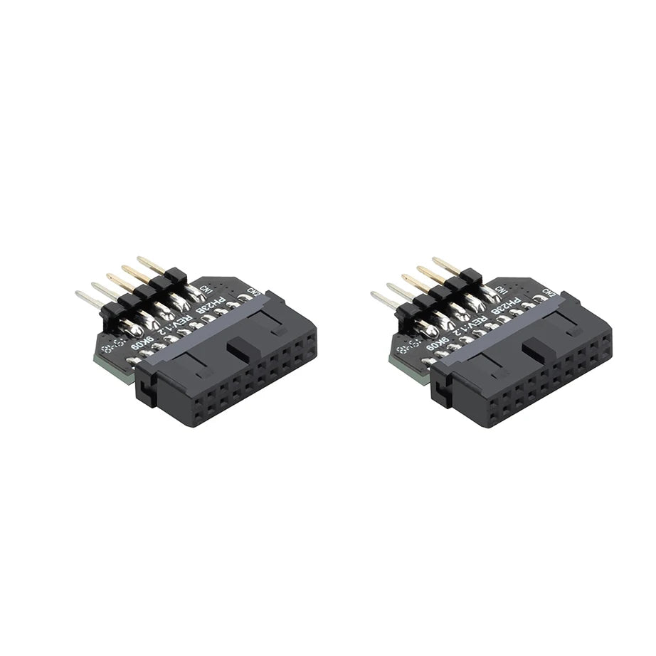Motherboard USB 3.0 19-Pin To USB 2.0 9-Pin Adapter 9Pin to 19Pin Header 480Mbps Data Transmission Cable for Desktop Front Panel