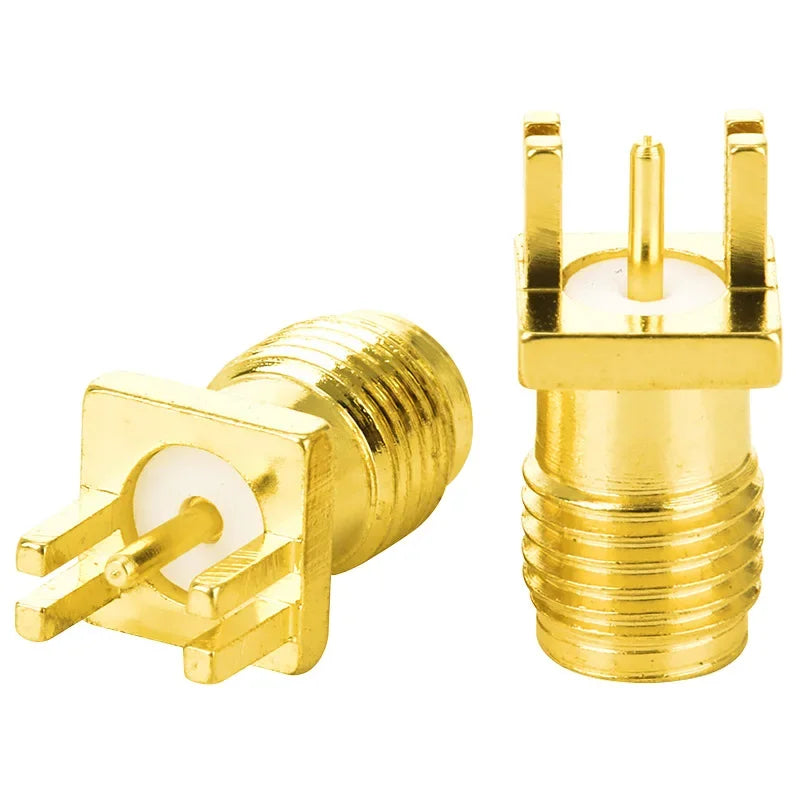 Female Jack Male Plug Adapter PCB Right Angle Mount 1.2mm Spacing Connector RPSMA-KE SMA-KE