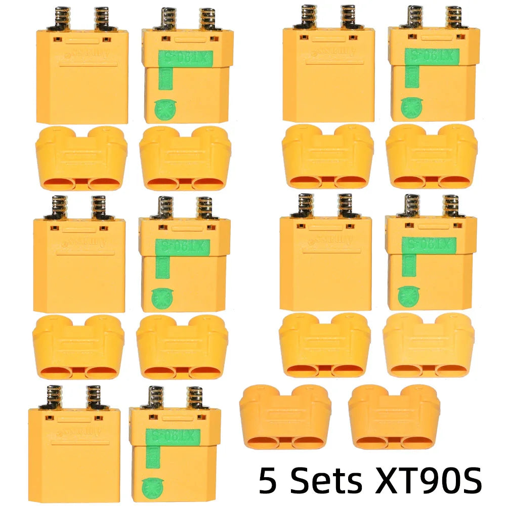 Amass XT90S XT90-S xt90 XT90S Connector Anti-Spark Male Female Motor Adapter for Battery ESC and Charger Lead for RC Car Truck