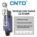 CNTD CZ-8109N Vertical Limit Switch Roller Arm Double Circuit IP65 Waterproof 380VAC 10A Industrial Use