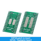 10PCS PCB Board Kit SOP24 SOP8 SOP14 SOP16 SOP20 SOP28 SMD Turn To DIP Adapter Converter Plate SOP 8 14 16 20 24 28
