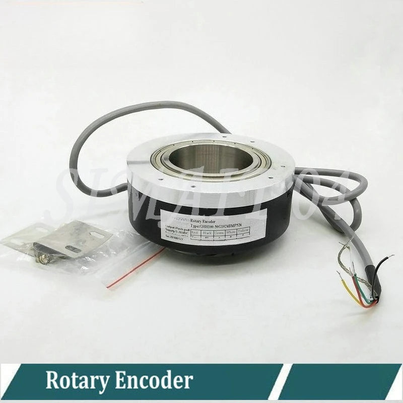 GHH100 Rotary Incremental Encoder, Hollow Shaft 40mm 1024 3600 5000 PPR Pulse