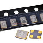 10PCS 3225 SMD Passive Crystal Oscillator 8M 10M 11.0592M 12M 13.56M 16M 20M 22.1184M 24M 25M 26M 27M 30M 32M 40M 48M MHZ 4Pin