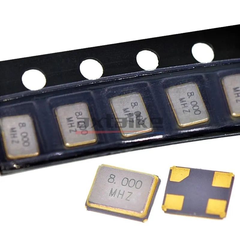 10PCS 3225 SMD Passive Crystal Oscillator 8M 10M 11.0592M 12M 13.56M 16M 20M 22.1184M 24M 25M 26M 27M 30M 32M 40M 48M MHZ 4Pin