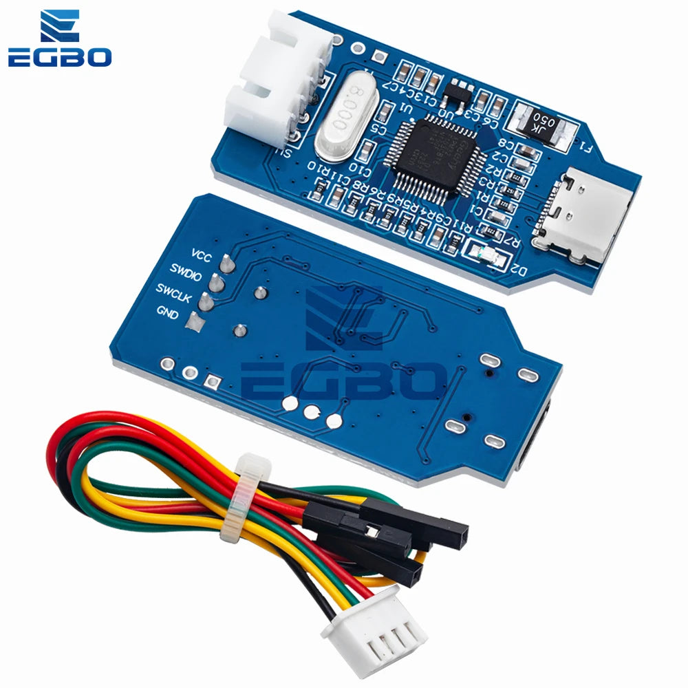 1~10PCS Compatible For j-link OBS ARM simulation debugger SWD programmer STM32 download Jlink generation V8