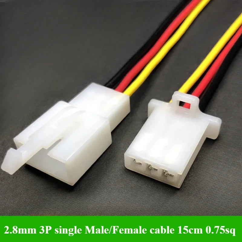 2.8mm 2/3/4/6/9 pin Automotive Quick connection Electrical wire connector Male Female cable terminal plug Kits Motorcycle