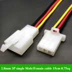 2.8mm 2/3/4/6/9 pin Automotive Quick connection Electrical wire connector Male Female cable terminal plug Kits Motorcycle