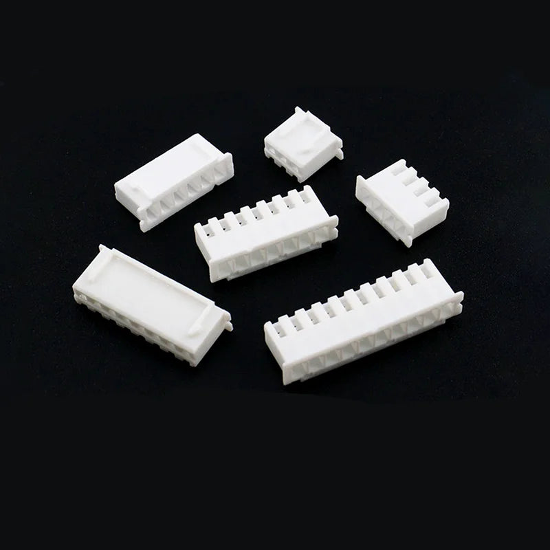 100PCS XH2.54 2p 3p 4p 5p 6p 7p 8p 9 10 11 12 Pin 2.54mm Pitch Terminal Kit / Housing / Pin Header JST Connector Wire Connectors