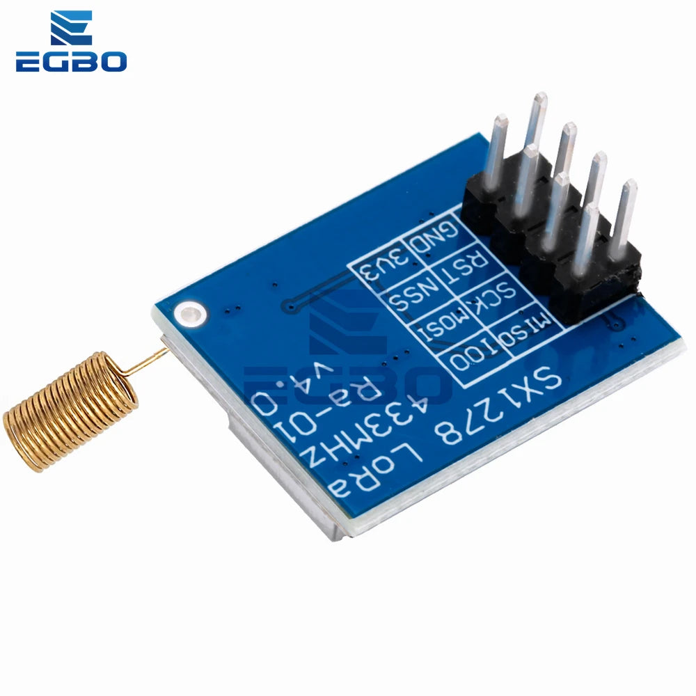 LoRa RA-01/RA-02 SX1278 Spread Spectrum Wireless Communication Module-433MHz Frequency, SPI Interface Serial Port with Antenna