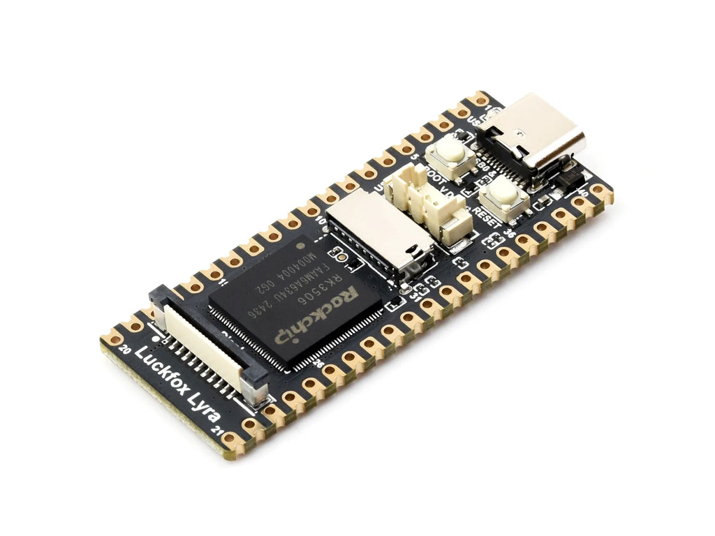 Luckfox Lyra RK3506G2 Linux Micro Development Board Integrates Tripe-core ARM Cortex-A7 and ARM Cortex-M0 Processors,128MB DDR3L