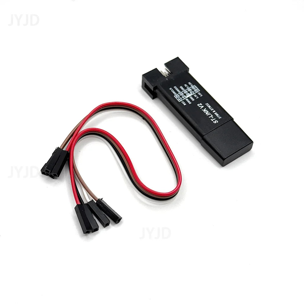 1Set ST LINK Stlink ST-Link V2 Mini STM8 STM32 Simulator Download Programmer Programming With Cover DuPont Cable ST Link V2