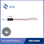 Infrared Dot Laser Diode Module Compact D8mm 850nm 0.5mw 1mw 5mw Class I Class II Class IIIA Industrial Machine IR Dot Laser