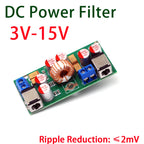 12V Car Audio Power Filter Board  2mV Low Ripple EMI Noise Suppressor 15V Amplifier, Eliminate Engine Whine & Alternator Noise
