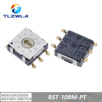 Rotary Code Switch SMD Band Switch RST-10RM-PT Digital Dip Switch 10 position 0-9 coding RST-16RM-G3