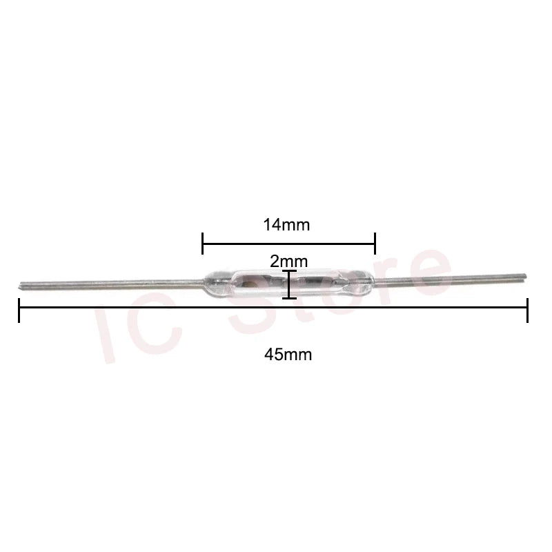 100PCS Magnetic Reed Switch Sensor GPS-11 GPS-14A GPS-14B MKA07101 MKA10110 MKA17101 Normally Open Normally Closed NO NC