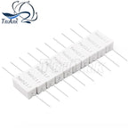 10PCS 5W 5% Cement Resistor Power Resistance 0.1 ~ 100K 0.1R 0.5R 1R 10R 100R 0.22 0.33 0.5 1 2 5 8 10 15 20 25 30 100 1K 10Kohm