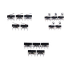 10PCS KW10 Miniature Limit Switches, Mouse Micro Motion 1A, 125/250V Self Resetting Switch