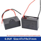 CBB61 450V Start Capacitor 1uf/1.5/1.8/2/2.5/3/4/5/6/7/8UF/10/12/15/18/20 UF Fan Ceiling Exhaust Motor Run Capacitor CBB