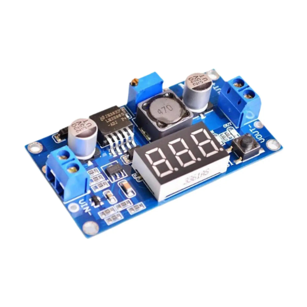 Electronic Voltage Regulator LM2596 Step Down Module Adjustable 1.25V to 37V 3A DC DC Buck Converter for LED Drivers