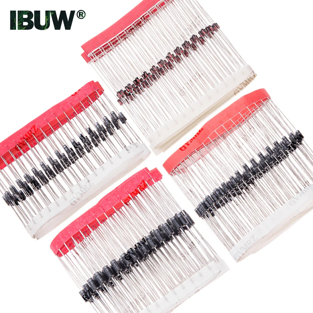 1N Series Rectifier/Schottky Diode Assortment Encapsulated Diode 1N4001 1N4007 45mil 1N4937 1N5399