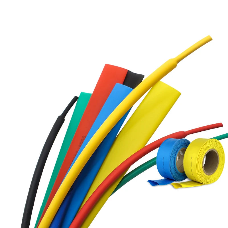 10M/lot Set Heat Shrink Tube 2:1 Kit Insulation Sleeving Termoretractil Polyolefin Shrinking Assorted Heat Tubing Wire Cable