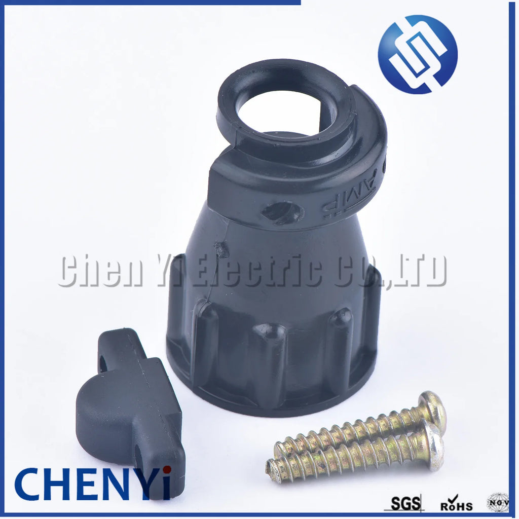 4 Pin auto sensor plug Aviation Wiring Black Circular Connector Plug 182921-1 182658-1 206429-1 with Pin For SMT SMEMA