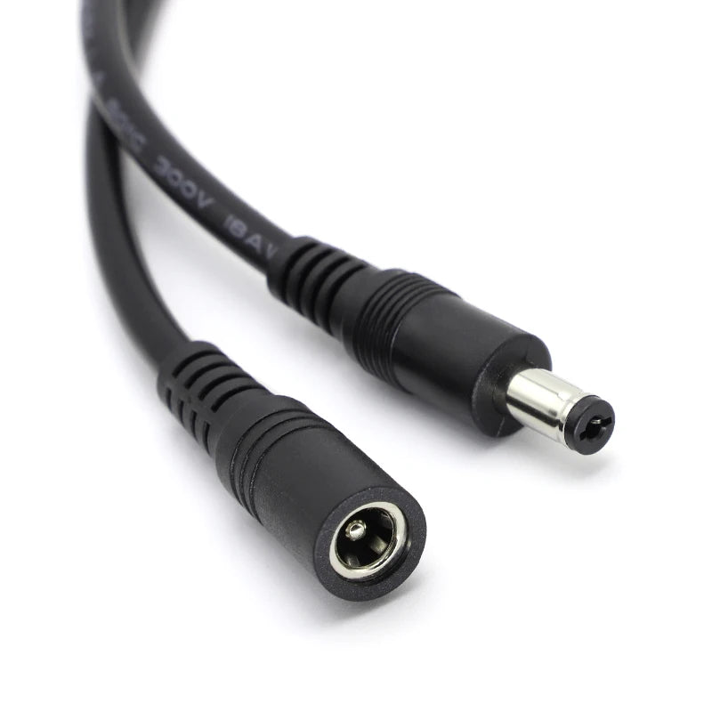 1Pcs 10A Ultra-soft XT60 Plug Male/Female Connector To DC5521 18AWG Power Cable Adaptor For Car Battery Charging Adapter Cables