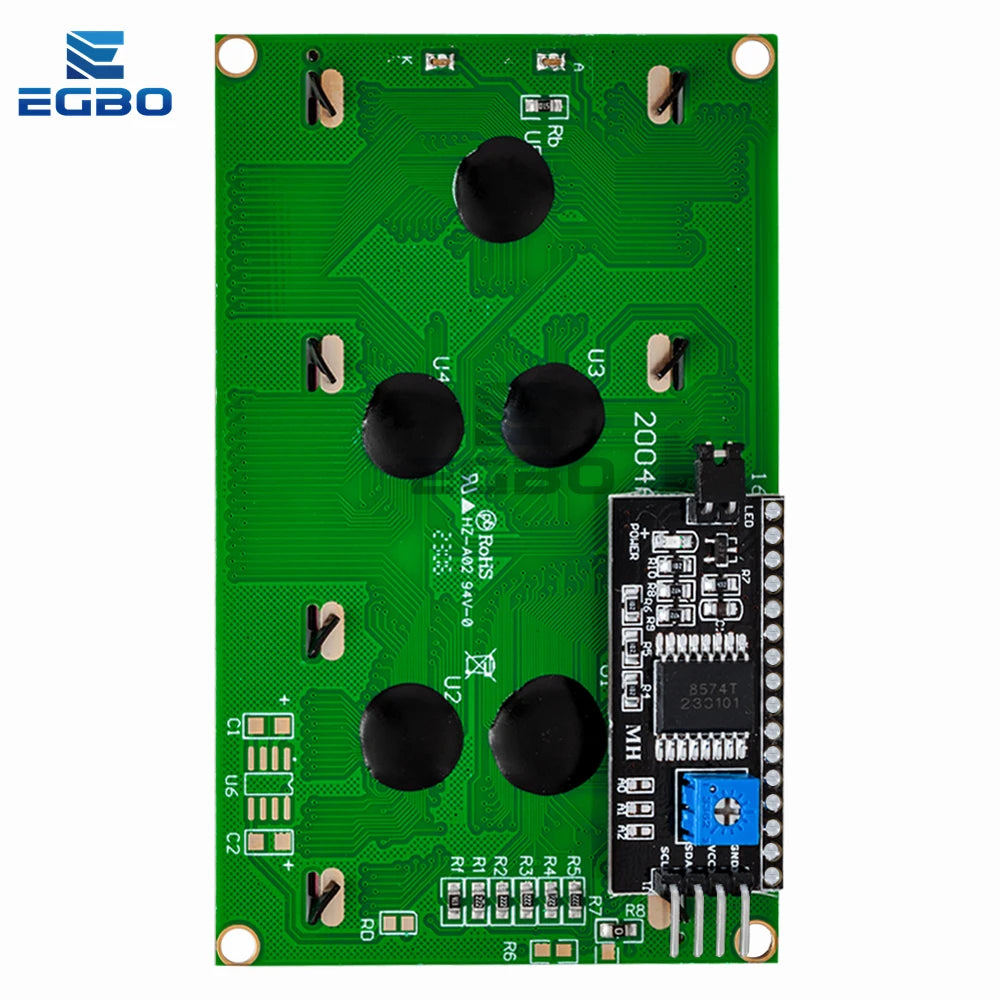 1PCS LCD2004+I2C 2004 20x4 2004A blue screen HD44780 Character LCD /w IIC/I2C Serial Interface Adapter Module For Arduino Module