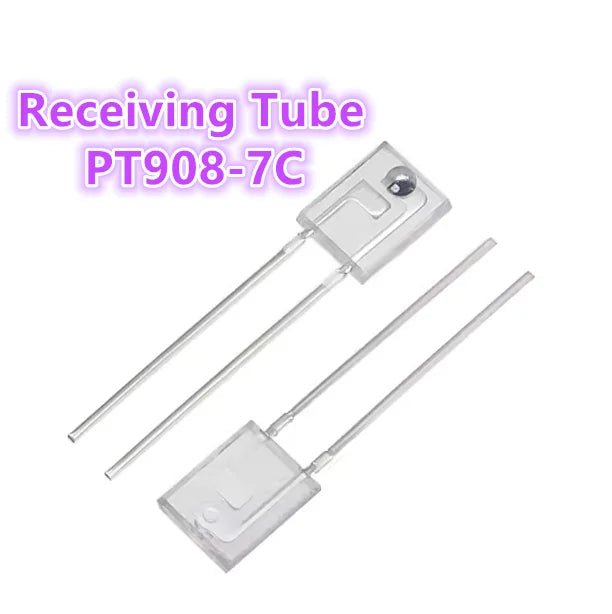 IR908-7C PT908-7C Photodiode Receiving Tube Infrared Pair Tube Side Photoelectric Crystal Infrared Transmitting Tube