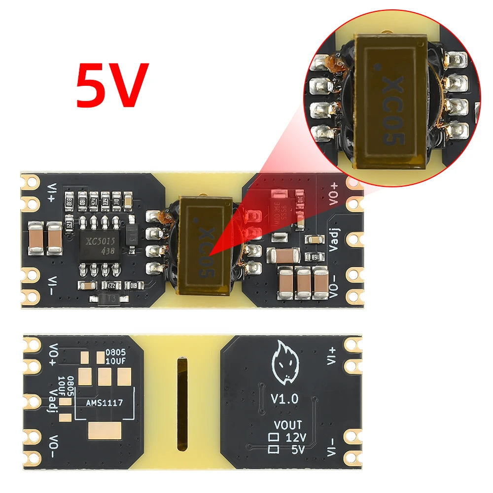 XC5015 DC-DC 9-42V to ±5V/±12V Positive and Negative Dual-Power Step-Down Module Isolated Wide-Voltage Power Supply Module