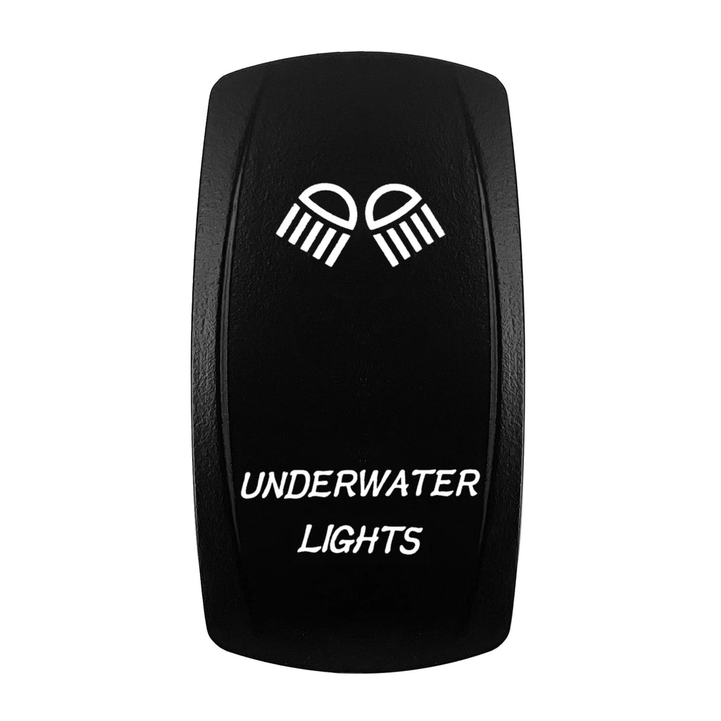Marine 12V 24V White Led On Off Rocker Switch 5Pin SPST Momentary Switch DPDT ON OFF ON 3-Way for Car Boat Carling 4X4 Narva