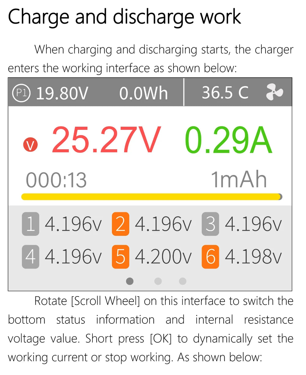 ToolkitRC M7 200W 10A DC Balance Charger Discharger for 1-6S Lipo Battery With Voltage Servo Checker ESC Tester Receiver LCD IPS