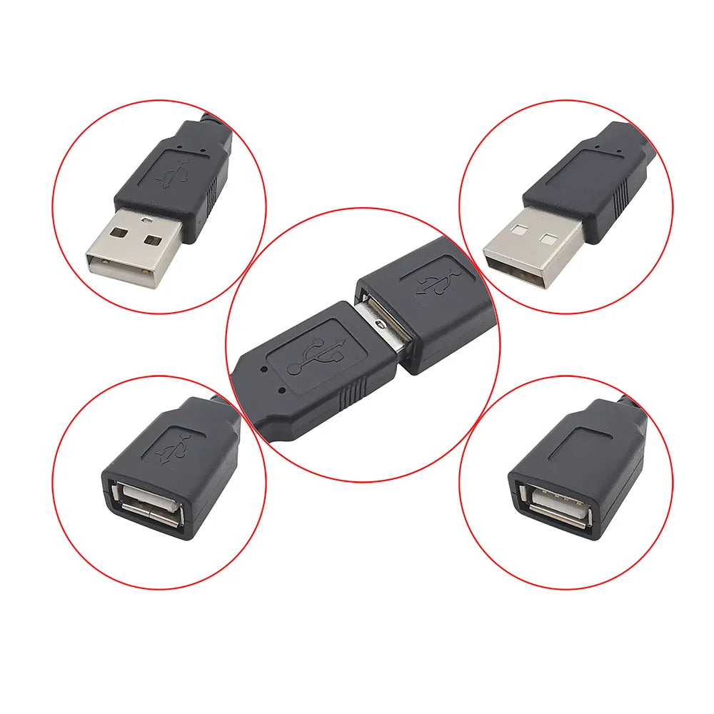5V USB 2.0 A Male/Female Plug Power Supply Cable 2/4Pin Pigtail Wire Jack Charger Charging Cord Extension Connector DIY 0.3/1/2M
