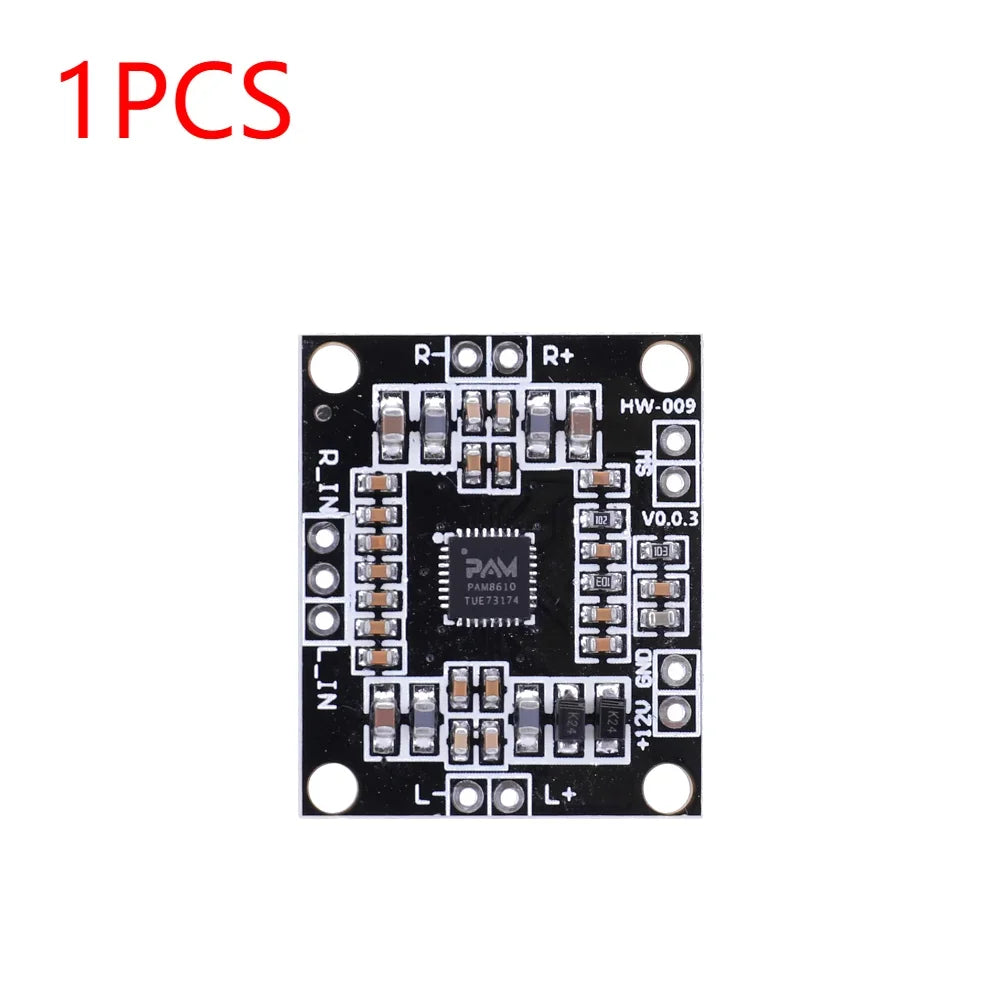 PAM8610 Digital Audio Amplifier Board 2x15W Voice Sound Amplifier Module Class D Dual Channels Stereo Mini Power Amplifier Board